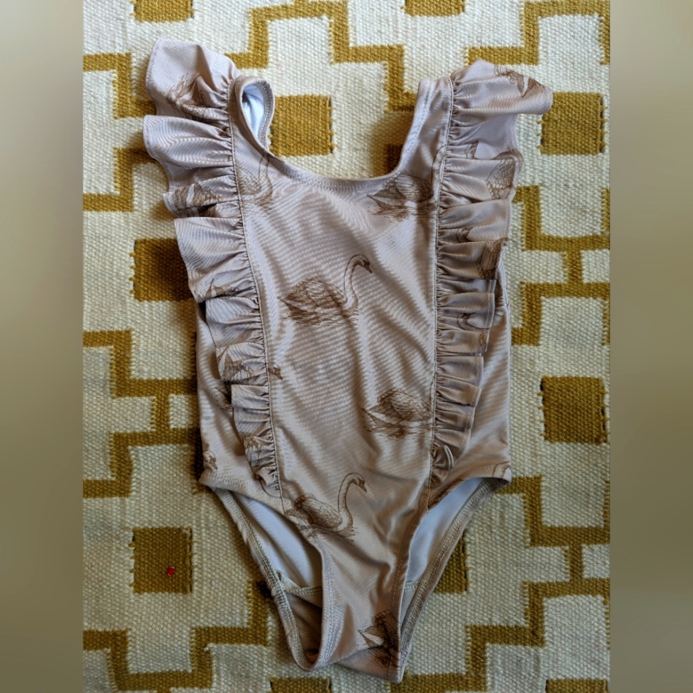 Kate Quinn Ruffle Swan Swimsuit